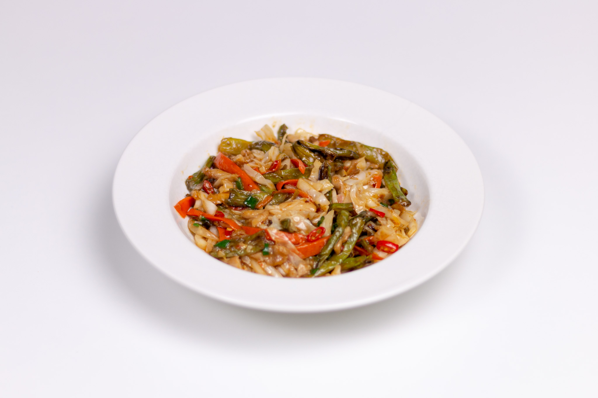 Shredded Chicken Stir-Fry with Mixed Paocai
