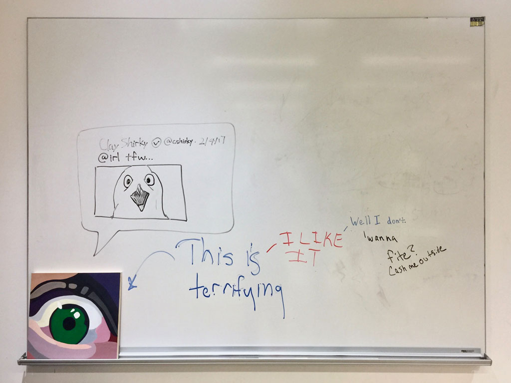 Shirky's Eye - Whiteboard